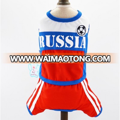 Price list offer free shipping mixed hundreds designs wholesale Word cup dog clothing